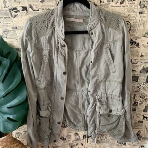 Max jeans green jackets with pockets SZ XS
